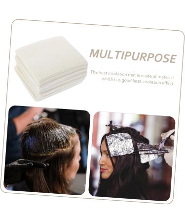 FRCOLOR 40 Pcs Heat Insulation Cotton Hair Mat - Hairdressing Pad & Protective Accessory for Straightening & Curling - Buy Online on GoSupps.com