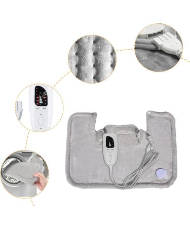 Yajexun Heated Neck Shoulder Pad - 60W Skin-Friendly Warmth for Winter - Large Weighted Heating Pillows for Tension Relief - Buy Online on GoSupps.com