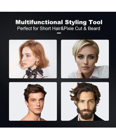 Small Flat Irons for Short Hair - Pro 3/10 Mini Hair Straightener with Adjustable Temperature & Auto Shut Off - Buy Online on GoSupps.com