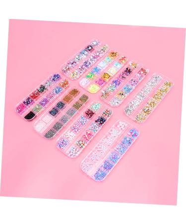 FRCOLOR 8 Boxes Nail Crystals Manicure Kit Nail Accessories Nail Art Sequins Nail Design Kit Nail Sequins Nail Rhinestone Pixie Sticks Nails Rhinestones 3D Nail Art Stickers Material Rivet - Buy Online on GoSupps.com