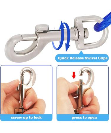 10m Tie-Out Line for Dogs | Durable Drag Line for Large Medium & Small Dogs | Safe & Reliable Courting Linen - Buy Online on GoSupps.com