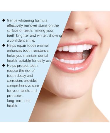 Mint Flavor Brightening Toothpaste Gentle Fresh Cleaning for Stain & Tartar Removal Daily Teeth Care Toothpaste(3PCS) - Buy Online on GoSupps.com