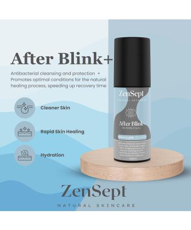 ZenSept Hypochlorous Acid Eyelid Cleanser 100ml - Preservative-Free, Alcohol-Free, pH Neutral, Gentle Lash Cleanser for Anti-Dryness - Buy Online on GoSupps.com