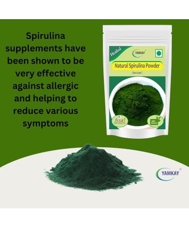 YAMKAY Natural Spirulina Powder (300 GM) - Buy Online on GoSupps.com