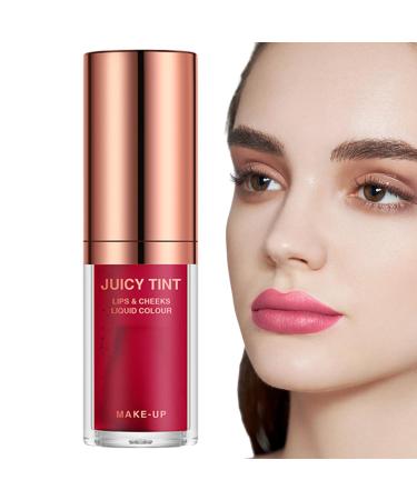 Longthought lipgloss longlasting lip gloss not adhesive fluid lip gloss heavily pigmented longcontinuing color with balm Cenmoo