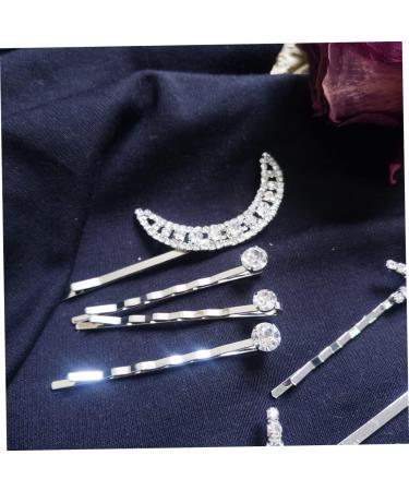 Gogogmee Clip Hair Accessories for Hair Decorations Bling Hair Pearl Hair Accessories Barrettes for Women Jeweled Barrettes Flower Decor Rhinestone Bobby Pins Fashion Hair Pin - Buy Online on GoSupps.com