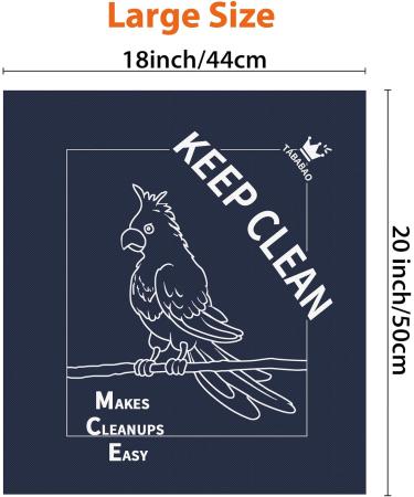 Bird Cage Liners Parrot Cage Liners 50pcs Disposable Cage Liners for Birds Non-Woven Pre-cut Large Bird Cage Liners For Parrot Parakeet Conure Cockatiel Bird Cage Paper Liners 20 x 18 inch Blue 50Pcs Blue - Buy Online on GoSupps.com