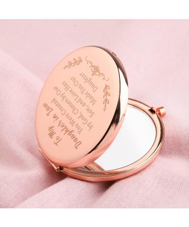 FEELMEM Daughter in Law Compact Mirror - Bridal Shower Gift from Mother in Law - Buy Online on GoSupps.com