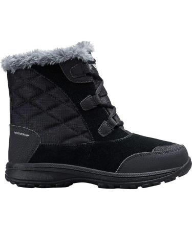 Columbia Women's Ice Maiden Shorty Snow Boot 7.5 Black/Grey - Winter Ready Footwear - Buy Online on GoSupps.com