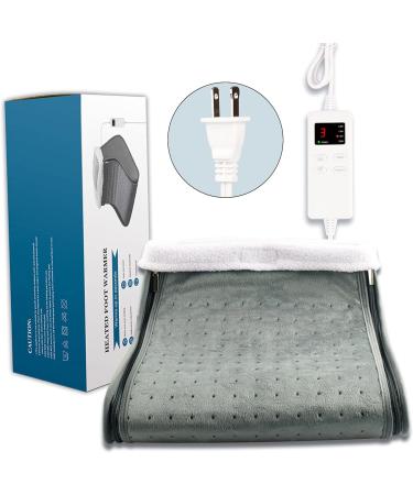 Shop Heated Foot Warmer | Washable Lining Winter Gift for Women - Gray Boot Warmer with US Plug - Buy Online on GoSupps.com