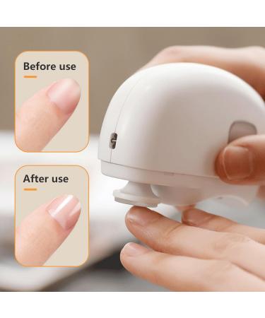 Nail clippers safety nail clippers 2 in 1 electric nail clippers LED light nail clippers automatic nail clippers rechargeable nail clippers professional nail care tools for baby elderly White - Buy Online on GoSupps.com