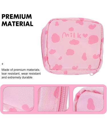 Gleavi Women's Menstrual Storage Bag - Portable Period Pad Holder Multi-Pocket Organizer for School Colorful & Compact 13x11.5x4.5cm - Buy Online on GoSupps.com