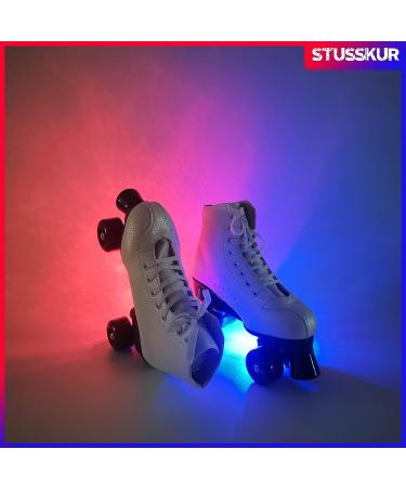 Roller Skate Lights Accessories - LED Illuminating underglow Tool for Quad, Inline, Figure Skates - Perfect Gift for Skaters - Buy Online on GoSupps.com