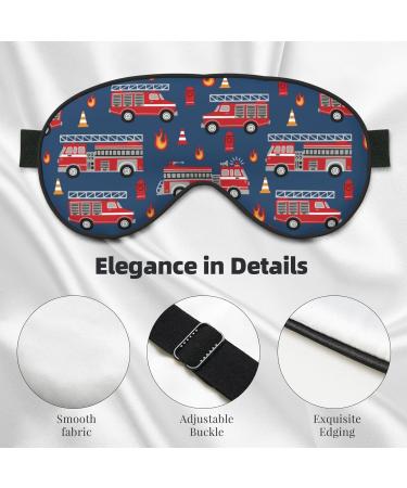Buy Fire Truck 1 Sleep Mask - Adjustable Double-Sided Soft Eye Covers for Perfect Sleep & Reduced Eye Edema - International Shipping Available - Buy Online on GoSupps.com