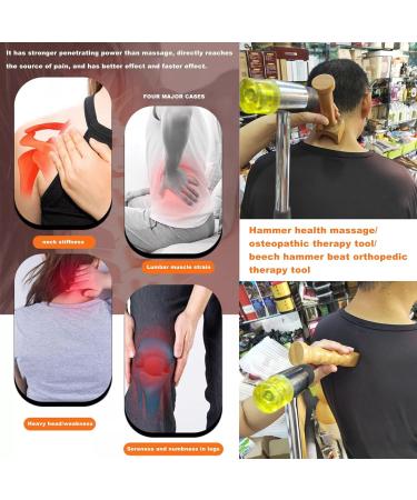 7PC Hammer Massage Tok Seet - Acupuncture Point Therapy Massager for Shoulder Neck and Spine Tension Relief - Buy Online on GoSupps.com