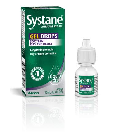 Systane Lubricant Eye Gel Drops, 10-mL (Packaging May Vary) 0.34 Fl Oz (Pack of 1)