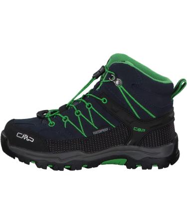 CMP Unisex Children's Rigel Mid Shoe WP - Trekking & Hiking Boots in Blue Gecko (35 EU) - Buy Online on GoSupps.com