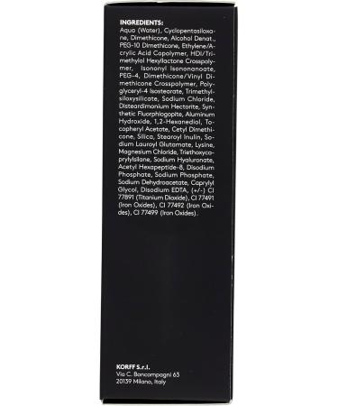 Korff Lifting Effect Liquid Foundation Anti-Aging Formula with Hyaluronic Acid Silky Texture 03 30 ml - Buy Online on GoSupps.com