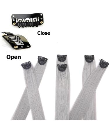 Rainbow Clip-In Hair Extensions - 24 Smooth White Tea Ash 2PCS - Premium Quality Colored Strands - Buy Online on GoSupps.com