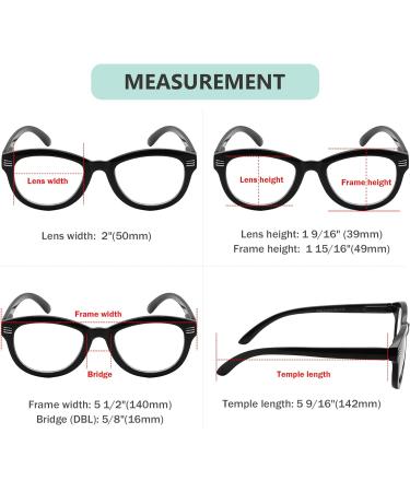 Eyekepper 5 Pack Cat Eye Reading Glasses - Stylish Oversized Women s +2.00 Reading Aid - Ship Internationally - Buy Online on GoSupps.com