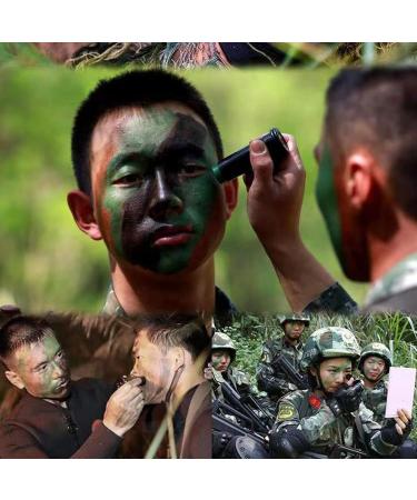  Dyceittdia 3 PCS Camouflage Face Paint Sticks Kit Face Paint Sticks Camouflage Oil Painting Camouflage for Outdoor Military Camouflage Face Painting (03) - Buy Online on GoSupps.com