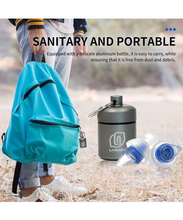 High Fidelity Concert Ear Plugs 2 Pairs - SNR 23 dB Noise Reduction for Music Festivals, Drummers, DJs, Motorcycles, Raves & Events - Buy Online on GoSupps.com