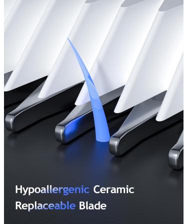 Rechargeable Groin Hair Trimmer for Men - 3 Ceramic Blade Heads for Precision Grooming - Buy Online on GoSupps.com