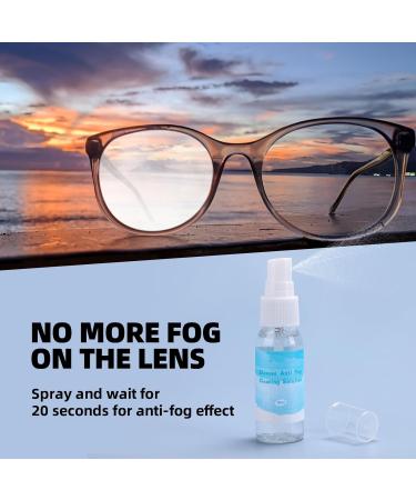 Glasses Cleaner Kit - Eyeglass Cleaner Spray & Microfiber Cloth Set with Portable Repair Kit - Safe for All Lens - White - Buy Online on GoSupps.com