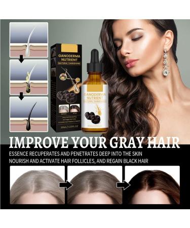 Darka Anti-Greying Hair Serum 5PCS - Ganoderma Nutrient for Natural Darkening and Healthier Hair - Buy Online on GoSupps.com