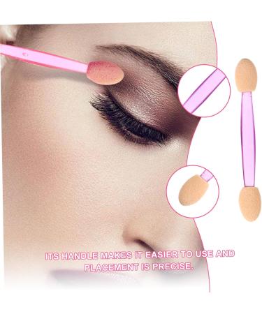 BIUDECO 100pcs Plastic Double Ended Makeup Brush Makeup Eye Shadow Brush Wedding Makeup Brush - Buy Online on GoSupps.com