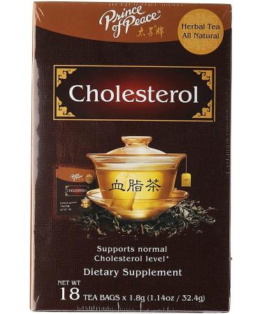 Prince of Peace Cholesterol Tea - 18 Tea Bags - Buy Online on GoSupps.com