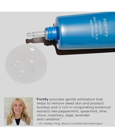 COSMEDIX Fortify Cooling Enzyme Scalp Treatment - Soothing Relief for Healthy Scalp | 1 ct | International Shipping Available - Buy Online on GoSupps.com