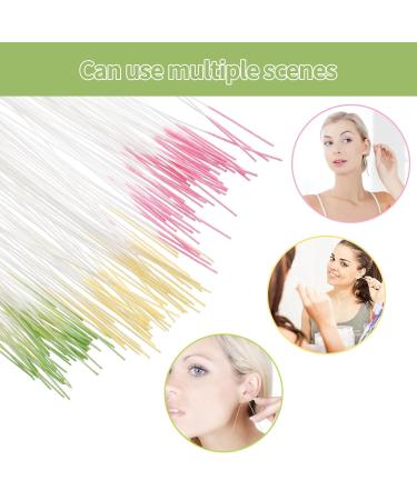 Simarro 180Pcs Disposable Earrings Hole Cleaner - Ear Care Kit for Piercing Aftercare Odor Removal | Green Rose Red Yellow - Buy Online on GoSupps.com