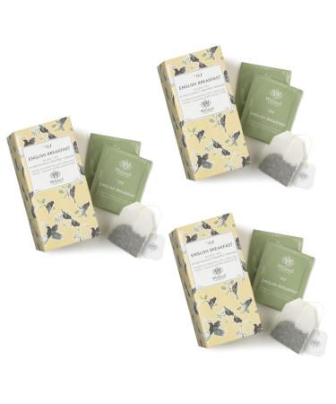 Whittard Whittard | Black Tea for English Breakfast | Robusta & Malted Black Tea Bags - 3 x 25 Filters (150 Gr)