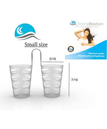 Snore Bastion Small Nasal Dilator - Medical Grade Silicone Snore Stopper for Breathing - Stop Snoring with Nasal Vents - Buy Online on GoSupps.com