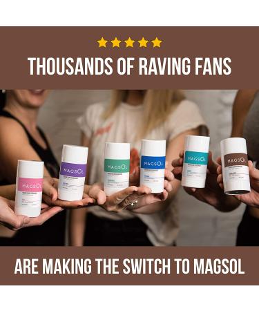 Magsol Magnesium Deodorant - Lemongrass 2.8 oz | Natural, Aluminum-Free, Long-Lasting Freshness - Buy Online on GoSupps.com