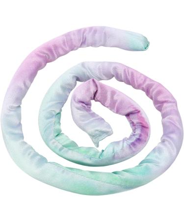 Spiral Lock Hair Tie Dreadlock Accessory Hair Bands Tie Dye Purple Bendable Soft Fabric High Ponytails for Curly Hair for Women - Buy Online on GoSupps.com