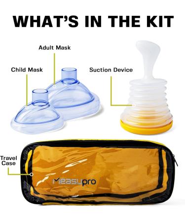 Choking Rescue Device Portable Anti-Choking Rescue Device for Kids & Adults - Quick First Aid Kit with Airway Suction Ensures Safety With Bag - Buy Online on GoSupps.com