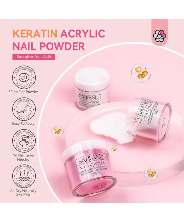 SAVILAND Acrylic Nail Kit with Drill - Complete Professional Set for Beginners | Acrylic Powder Monomer Gel Polish & UV Light | Perfect Gift for Home Salon - Buy Online on GoSupps.com