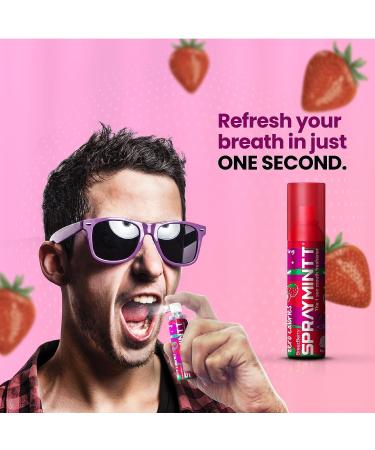 Mouth Freshener Spray 15 gm (Pack of 2) | No added sugar | Zero calories | POCKET SIZED | Natural ingredients (Breeze Berry) - Buy Online on GoSupps.com