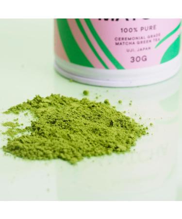 BLENDSMITHS | 100% Pure Ceremonial Grade Matcha Green Tea Powder | Sourced from Uji Kyoto | 30g Tin - 30 servings - Buy Online on GoSupps.com