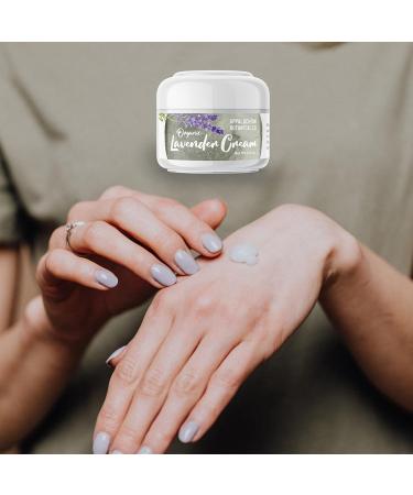 Organic Lavender Cream 2oz | Hand, Body & Face Moisturizer | Appalachian Botanical Co | Lavender Lotion - Buy Online on GoSupps.com