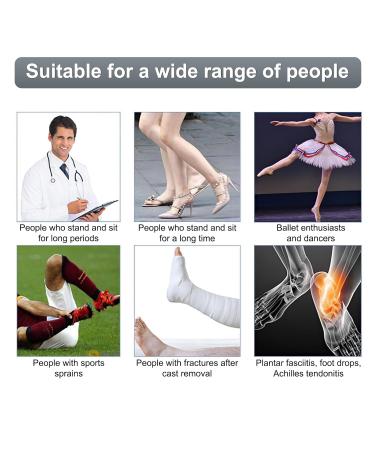 Cheerlink Adjustable Plantar Fasciitis Night Brace | Breathable Foot Relief for Plantar Fasciitis & Achilles Tendonitis - Gray - Buy Online on GoSupps.com