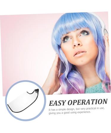 WOONEKY 4 Pcs Shampoo Funnel Hair Straightening Shampoo Hair Dye Tools Sheer Cape Pu Transparent Plastic - Buy Online on GoSupps.com