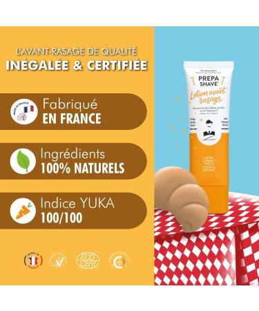 Monsieur BARBIER Pre-Shave Lotion | For sensitive skin | Caffeine Zinc & Vitamin C | Prevents irritation and ingrown hairs | Vegan Natural and French | Sulfate and paraben free | 75mL - Buy Online on GoSupps.com