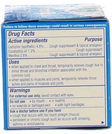 VapoRub 1.76 oz Jar - Fast-Acting Relief for Cold and Flu Symptoms - Buy Online on GoSupps.com