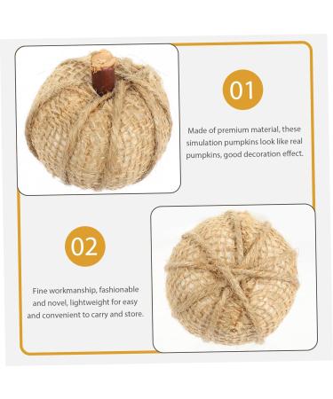 HOMSFOU 12pcs Artificial Pumpkin Autumn Thanksgiving Pumpkin Decorative Pumpkin Festival Pumpkin Halloween Props Photo Props Models Halloween Decorative Props Foam Ornaments Fake Pumpkin - Buy Online on GoSupps.com