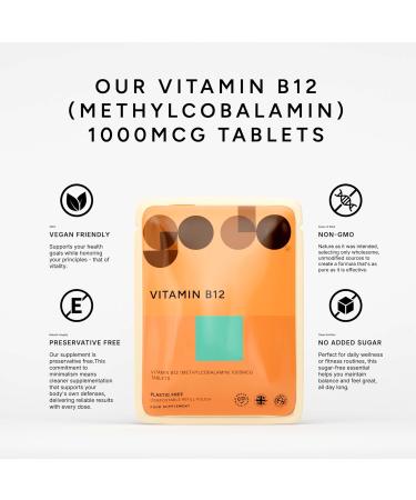 Fitness Health Vitamin B12 1000 MCG 120 Tablets - Vitamin B Supplements for Energy Production and Health - Vitamin B - Non-GMO Gluten Free 120 Count (Pack of 1) - Buy Online on GoSupps.com