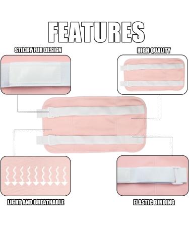 Reusable Organic Castor Oil Pack Wrap Kit - Adjustable Elastic Straps & Massage Belt (Rose) | International Shipping - Buy Online on GoSupps.com