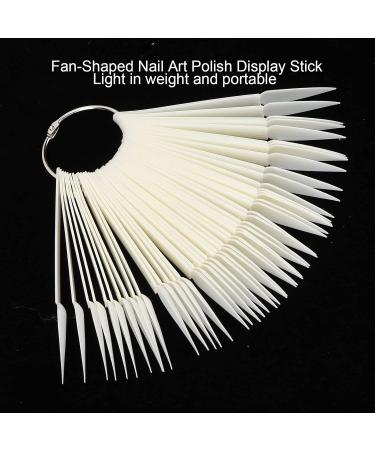 Natural Nail Polish Display Stick - Metal Ring for Nail Art Practice & Collection - Buy Online on GoSupps.com